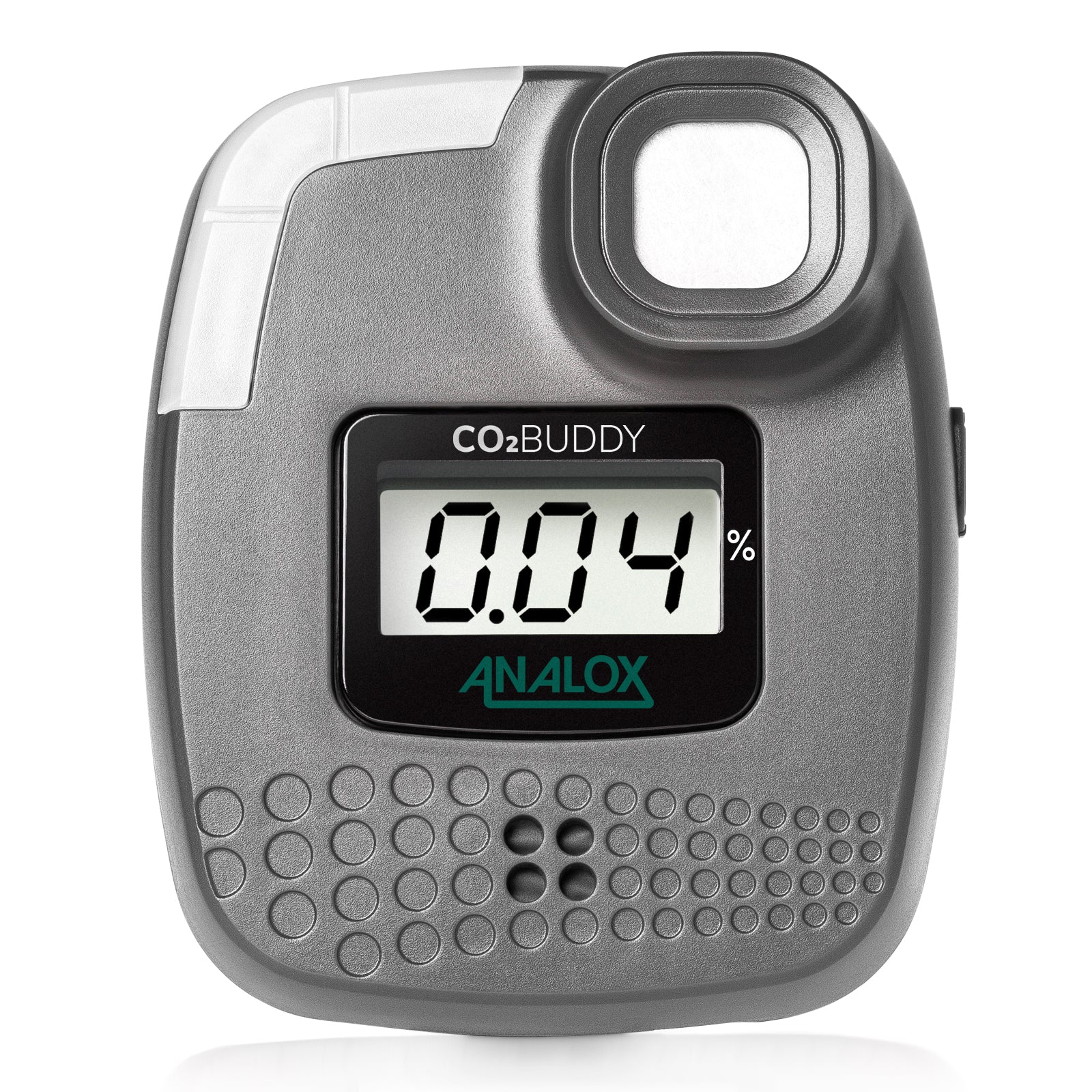 The CO2BUDDY by Analox, a portable carbon dioxide (CO2) unit that sets off an alarm, vibration and strobe when a dangerous level of carbon dioxide (CO2) is detected