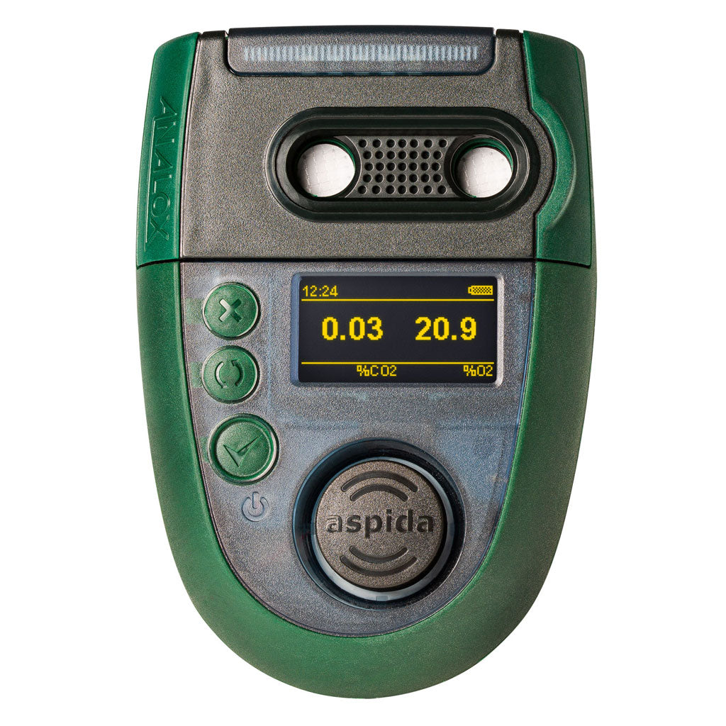 Aspida Portable O₂ & CO₂ Multi-Gas Detector
